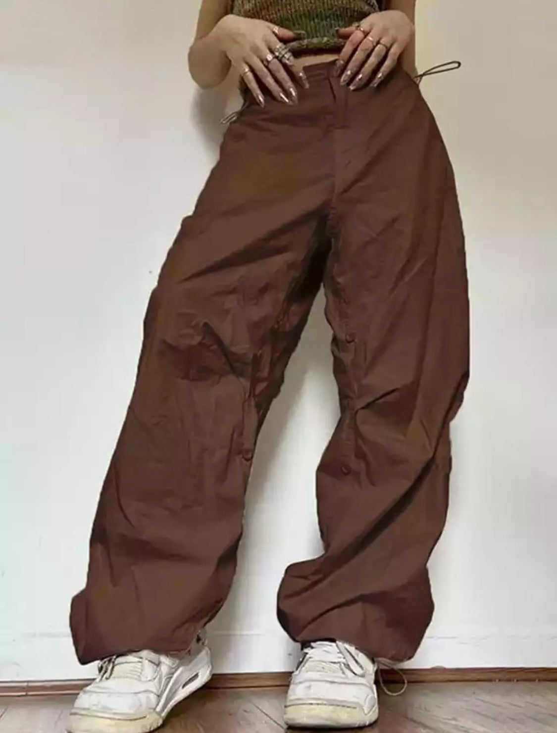 Parare Baggy Drawstring Cargo Pants